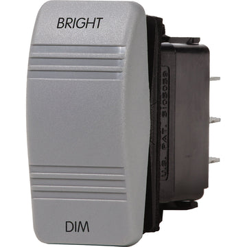 Blue Sea Systems 8216 Dimmer Control Switch, Gray SPDT (ON)-OFF-(ON)