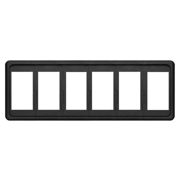 Blue Sea Systems Contura Switch Mounting Panel, 6 Position, Modular