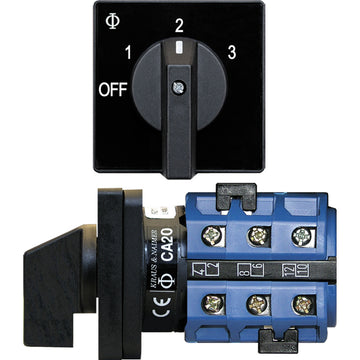 Blue Sea Systems 9010 AC 120VAC 32A 3+OFF Position Switch