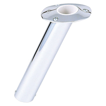 Lee's Tackle RH530SS Heavy-Duty 30° Flush Mount Stainless Steel Rod Holder