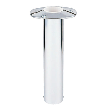Lee's Tackle 0° Stainless Steel Flush Mount Rod Holder, 2.25 in. O.D.