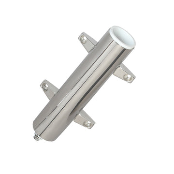 Lee's Tackle Heavy-Duty Bulkhead Mount Rod Holder with Swivel Base, 2-1/4 in. x 12 in.