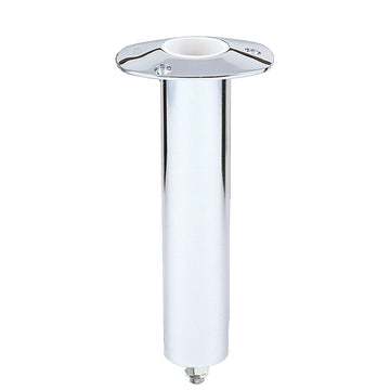 Lee's Tackle 0 Degree Stainless Steel Swivel Base Flush Mount Rod Holder, 2 in. x 6-1/2 in.