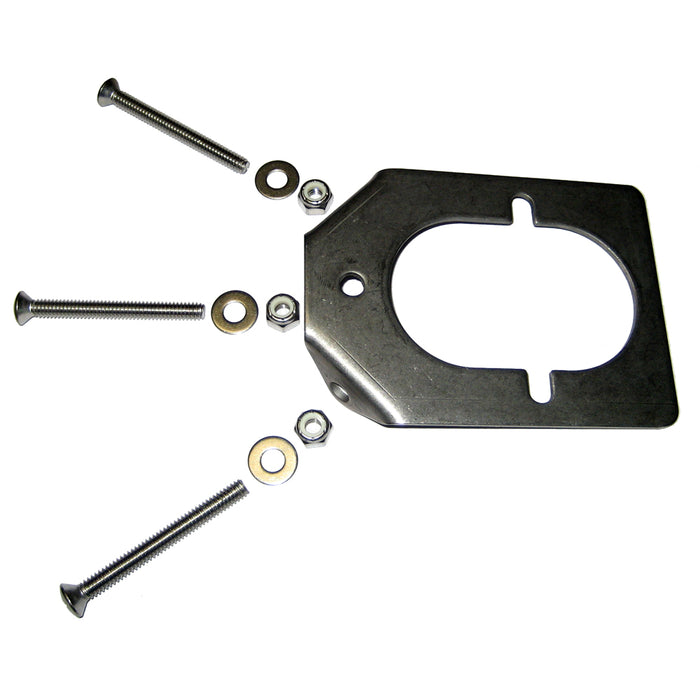 Lee's Stainless Steel Backing Plate for Medium Rod Holders, RH5931