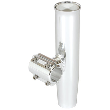 Lee's Tackle Clamp-On Rod Holder, 10 in., Silver Aluminum, Horizontal Mount