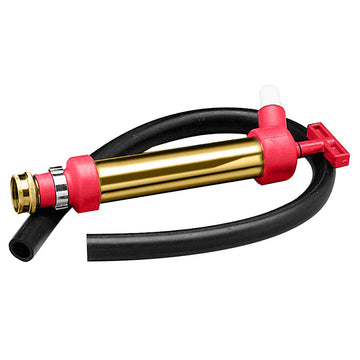 Jabsco Marine Engine Oil Drain Pump, Polished Brass