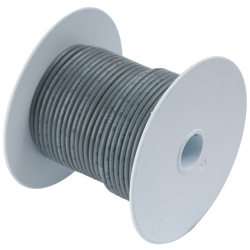 Ancor 16 AWG Marine Grade Primary Wire, Grey - 100' Tinned Copper