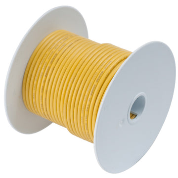 Ancor Marine Grade Primary Wire, 14 AWG, Yellow, 100 ft.