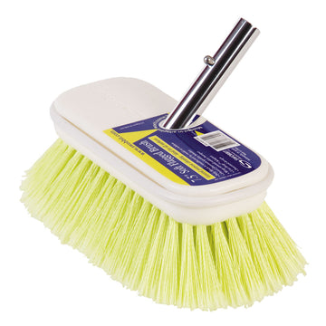 Swobbit 7.5" Soft Flagged Brush - Yellow, Versatile for Marine & Auto