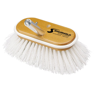 Shurhold 6" Polypropylene Stiff Deck Brush, Made in USA