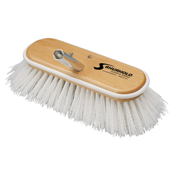 Shurhold 990 Stiff Bristle Deck Brush, 10 Inch