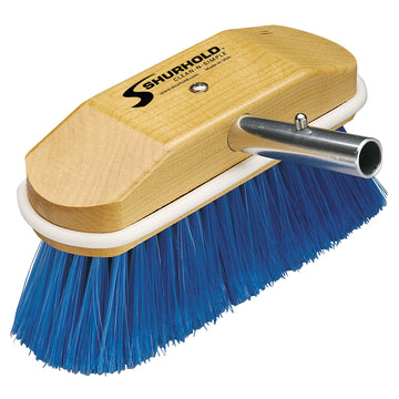 Shurhold 310 Extra Soft Hull & Window Brush, 8-inch Blue Nylon – Made in USA