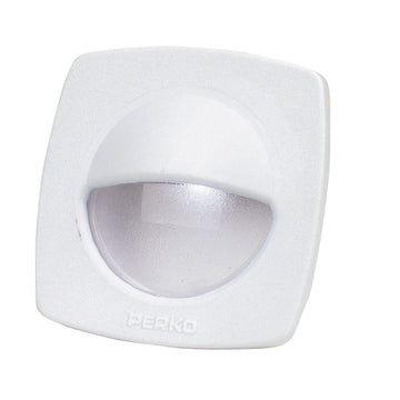 Perko LED Utility Light with Snap-On Front Cover, 12V White LED