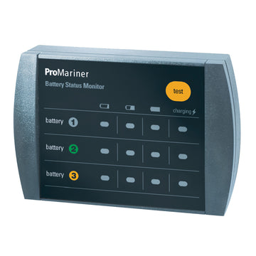 ProMariner 51060 Remote Bank Status Monitor, 3-Bank, LED