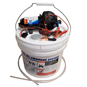 Jabsco 17850-1012 DIY Oil Change System, Pump & 3.5 Gal Bucket