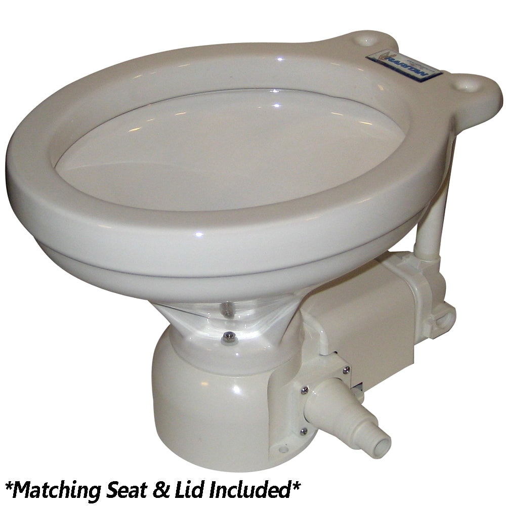 Raritan Sea Era Electric Toilet - Household Style - Integral Pump - Straight & 90&deg; Discharge - 12v