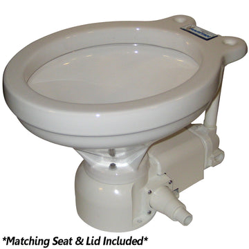 Raritan 160HI012 Sea Era Electric Toilet, Household Style, Integral Pump, 12V