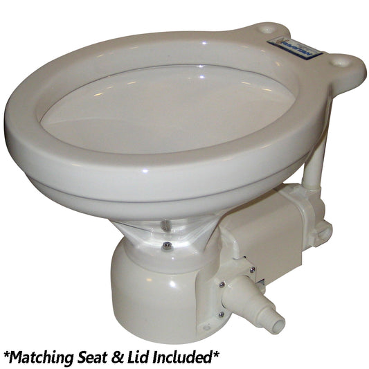 Raritan Sea Era Electric Toilet - Household Style - Integral Pump - Straight & 90&deg; Discharge - 12v