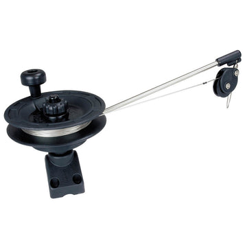 Scotty Laketroller Manual Downrigger, 12" Boom, 100' Cable with Side/Deck Mount