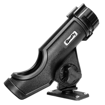 Scotty Power Lock Rod Holder with 244 Flush Deck Mount, Black