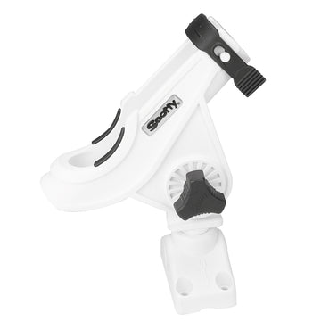 Scotty 280 Bait Caster/Spinning Rod Holder with 241 Mount, White