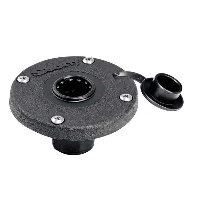 Scotty 344 Round Flush Deck Mount for Rod Holders