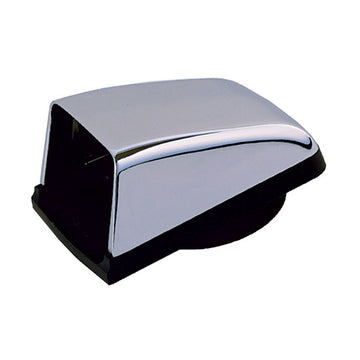 Perko Chromalex Cowl Vent, 3" Duct, Chrome Plated Zinc Alloy