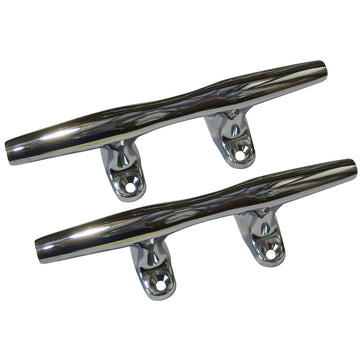 Perko Open Base Cleat, 4" Chrome Plated Zinc Alloy, for 5/16" Rope
