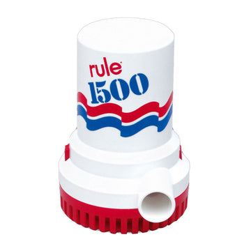 Rule 1500 GPH Non-Automatic Bilge Pump, 24V – CE & ISO 8849 Certified