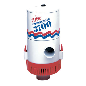 Rule 55S Automatic Bilge Pump, 3700 GPH, 12V – 3-Year Limited Warranty