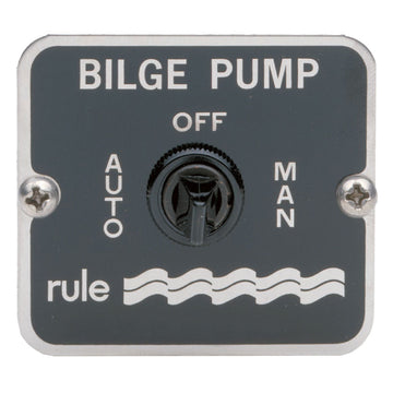 Rule Model 45 3-Way Bilge Pump Panel Switch, 12/24/32V
