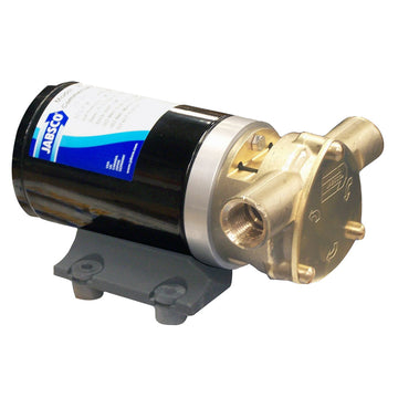 Jabsco 18670-0123 Commercial Duty Water Puppy 12V Bronze Pump, 9 GPM