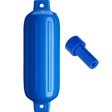 Polyform U.S. G-4 Twin Eye Fender, 6.5" x 22" Blue – Made in USA
