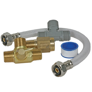 Camco Quick-Turn Permanent Water Heater Bypass Kit, Made in USA