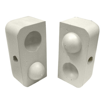 Dock Edge DocKap Premium Foam Profile Large 2" Cap, Putty (2-Pack)