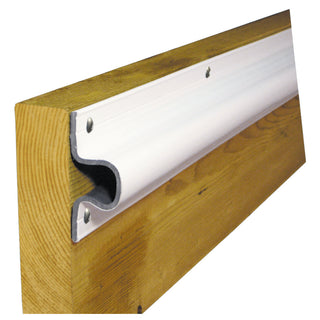 Dock Edge "C" Guard Economy PVC Profiles, 10ft Roll – White, Made in USA