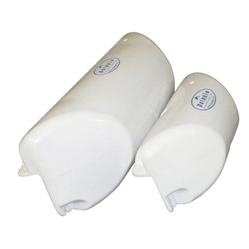 Dock Edge Dolphin Dockside Bumper, 8.5" x 24" White – Heavy-Duty PVC Protection