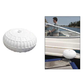 Dock Edge 9 in. Inflatable Dock Wheel with Galvanized Mounting Hardware