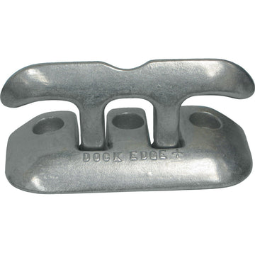 Dock Edge Flip-Up Dock Cleat, 8" Polished Marine-Grade Almag 35 Aluminum