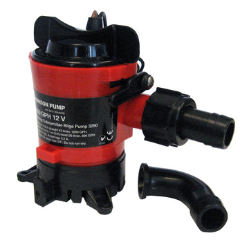 Johnson Pump 1000 GPH Cartridge Bilge Pump, 12V, Dura-Port