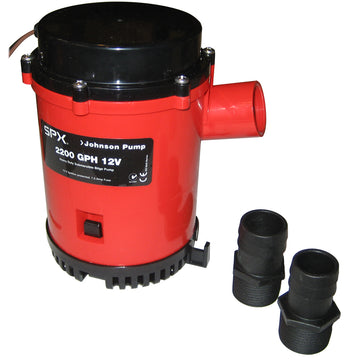 Johnson Pump 2200 GPH Bilge Pump, 12V, CE Approved