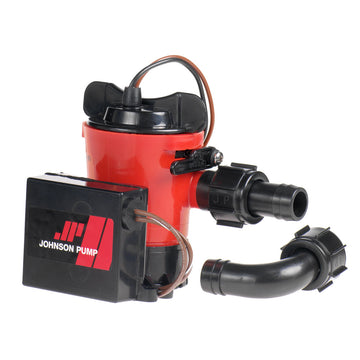 Johnson Pump Ultima Combo Automatic Bilge Pump, 1000 GPH, 12V, CE-Approved