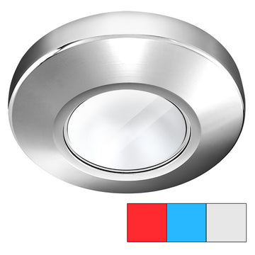 i2Systems Profile P1120 Tri-Light LED Surface Light, Red/White/Blue, Chrome