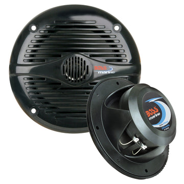 Boss Audio MR60B 6.5" 2-Way Marine Speakers, 200W Max Power