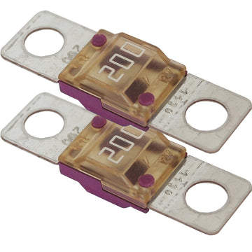 Blue Sea Systems MIDI/AMI Fuse, 200 Amp – Pair, Ignition Protected
