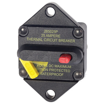 Blue Sea Systems 285-Series Circuit Breaker - Panel Mount 25A
