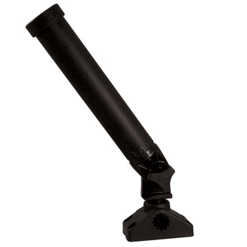 Scotty 476 Rocket Launcher Rod Holder with 241 Side/Deck Mount, Black