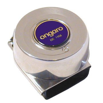 Schmitt Marine Mini Compact Single Horn, 12V Stainless Steel