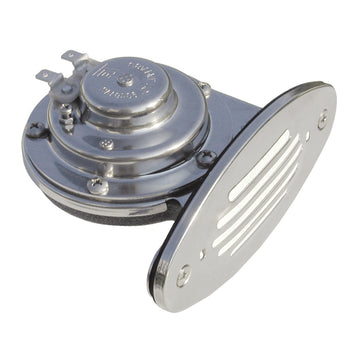 Schmitt Marine Mini Stainless Steel Drop-In Horn, 12V High Pitch