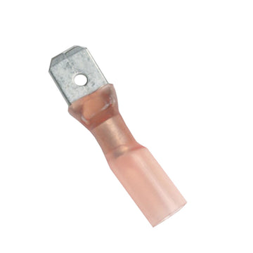 Ancor Male Heatshrink Disconnects, 22-18 AWG, .250 Terminal, 100-Pack